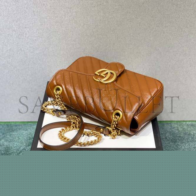 G*u*i marmont small matelasse shoulder bag 443497 (26*15*7cm)